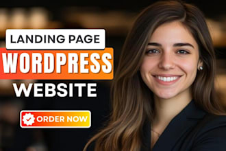 do modern landing page wordpress design dynamic website by crocoblock elementor
