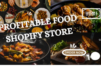 design 8 figure food shopify store food groceries food recipe snack website food