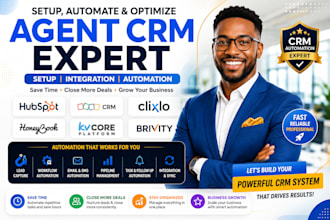 setup wise agent crm hubspot zoho clixlo honeybook crm kvcore brivity automation