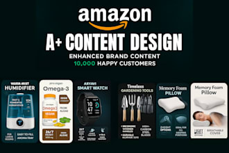 create professional amazon a plus content and ebc design