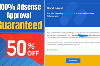 give you google adsense approved guaranteed site