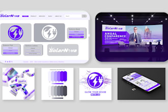 design your brand kit and full visual identity with