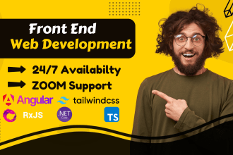 frontend optimization expert, angular developer, angular material, angularjs