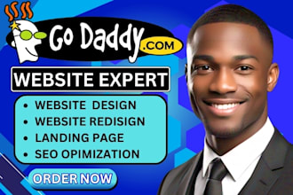 do godaddy website design godaddy website redesign develop godaddy website