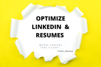 optimize linkedin profiles and resumes for career success