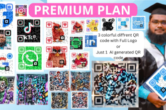 create professional colorful qr codes with logo image or generate ai qr codes