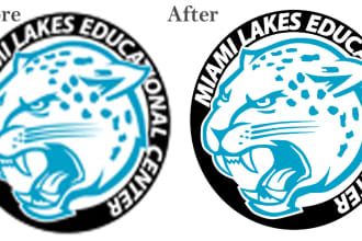 vectorize your logo, images within 10 hours