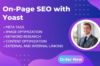 do complete onpage SEO optimization with yoast on wordpress