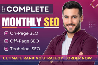 do monthly website seo service by high da authority backlinks for google ranking