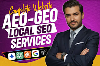 do local SEO, GEO and aeo to rank your website on google and ai assistants