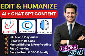 manually edit, fix, humanize and rewrite ai chatgpt content