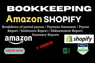 ecommerce bookkeeping, xero, shopify, amazon quickbooks online
