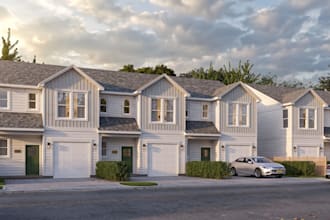 render 3d commercial exterior and interior in sketchup