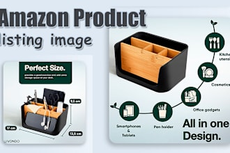 design amazon product images for listing and infographic