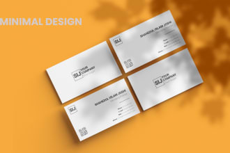 make superb striking trendy bespoke sleek nice business card