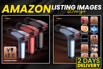 do amazon listing images and infographic design