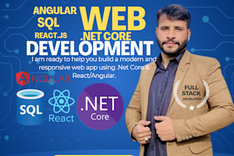 make dot net core web api and web app