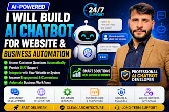 build ai chatbot for website and business automation