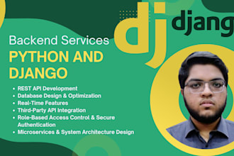 build backend API using python flask django and fastapi
