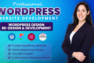design, redesign, rebuild, clone, edit, fix, revamp wordpress responsive website