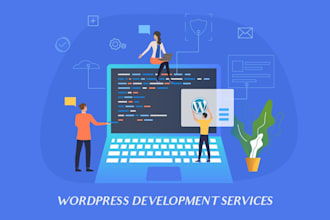 create a complete wordpress website