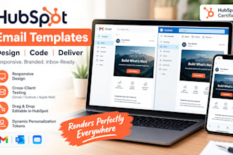 design a responsive hubspot email template