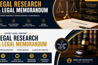 conduct legal research and draft a legal memorandum