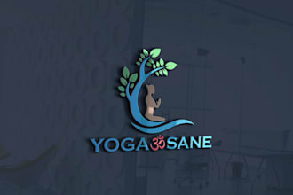 create professional gym, yoga, sports, fitness, warrior and health logo