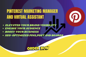 virrtual assistant and SEO optimized pinterest marketing manager