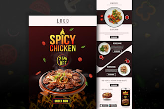 design klaviyo email template mailchimp newsletter within 10hr