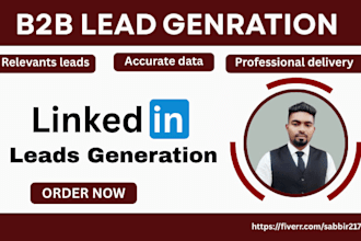 do b2b lead generation and email list building