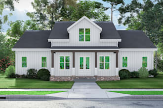 do exterior design and architectural renderings
