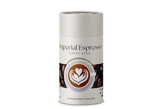design premium tea or coffee label and packaging box
