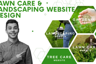 build SEO friendly lawn care, gardening, landscaping website