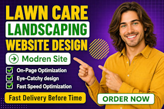 build SEO friendly lawn care, gardening, landscaping website
