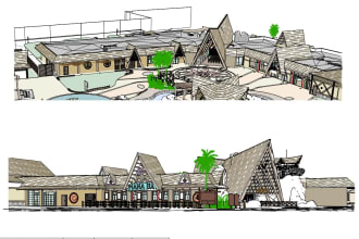 do revit architecture exterior and interior model