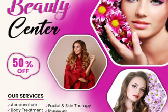 do salon, barbershop flyer beauty shop, spa, price list, and fashion flyer