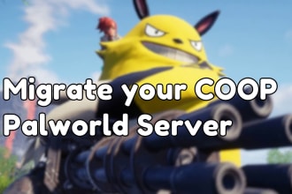 convert sav and json files and migrate servers for palworld