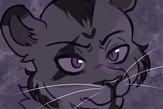 draw a sketch of your furry character, nsfw or not