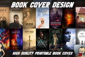 design a printable book cover