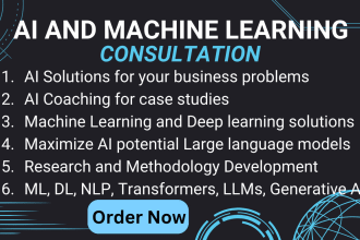 offer research, consulting on ai machine learning