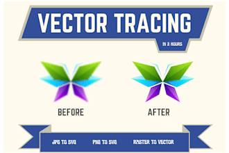 convert jpg to svg,png to svg, raster image to vector ,redraw logo ,manual trace