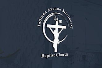 do christian,religious or ministry unique minimalist church logo