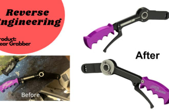 do reverse engineering of your product and 3d scan data