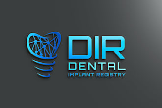 design health, dental, medical, wellness, nutrition, logo