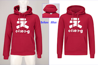 invisible ghost mannequin and clothing product photo editing