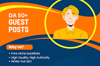 provide high authority guest post backlinks