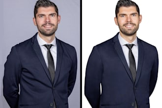 do remove dust, scars, and wrinkles from the dress, and remove the background