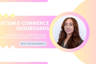 create a custom ecommerce data dashboard