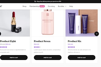 create a modern website